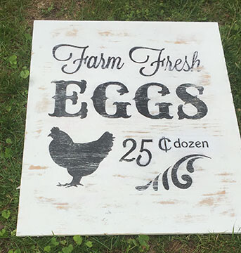 DIY Vintage Farm Sign