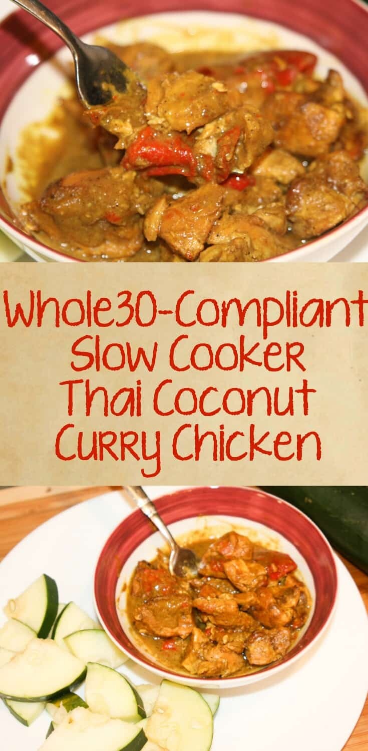 Whole30 Thai Curry Coconut Chicken