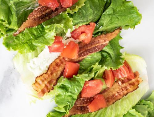 Paleo and Whole30 BLT Breakfast Wraps