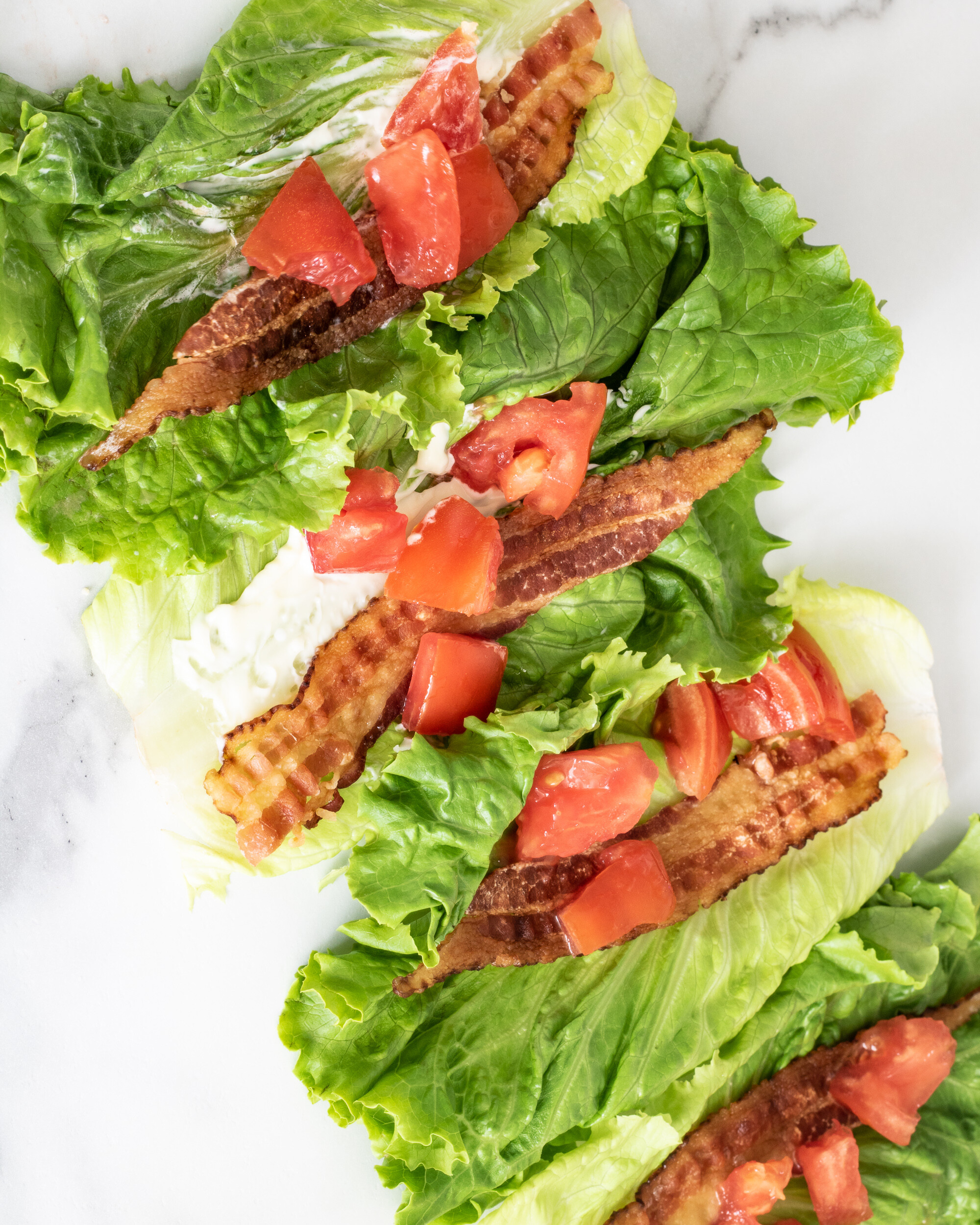 Paleo and Whole30 BLT Breakfast Wraps