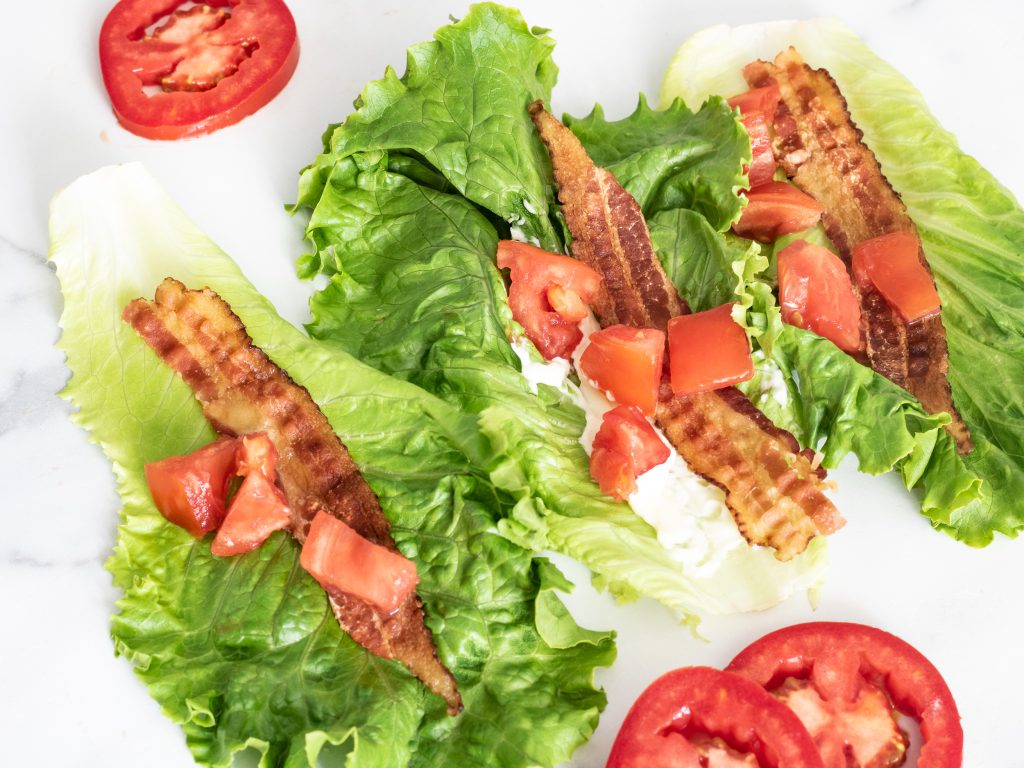 Paleo and Whole30 BLT Breakfast Wraps