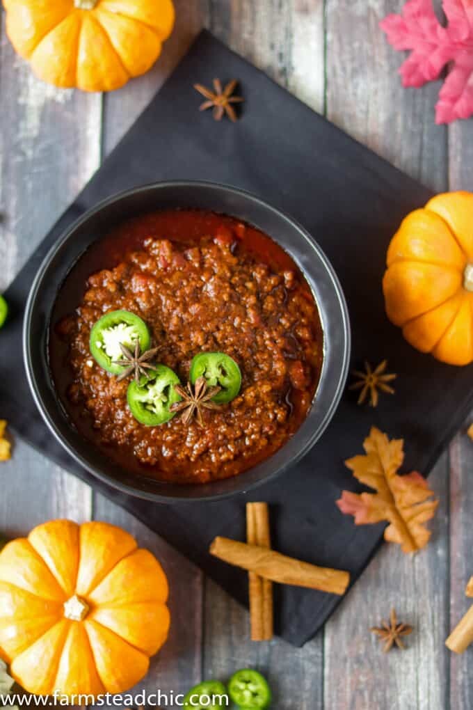 What better way to usher in fall than with this Paleo & Whole30 Spiced Pumpkin Chili? Healthy, simple, and delicious, it'll be a hit for the whole family!