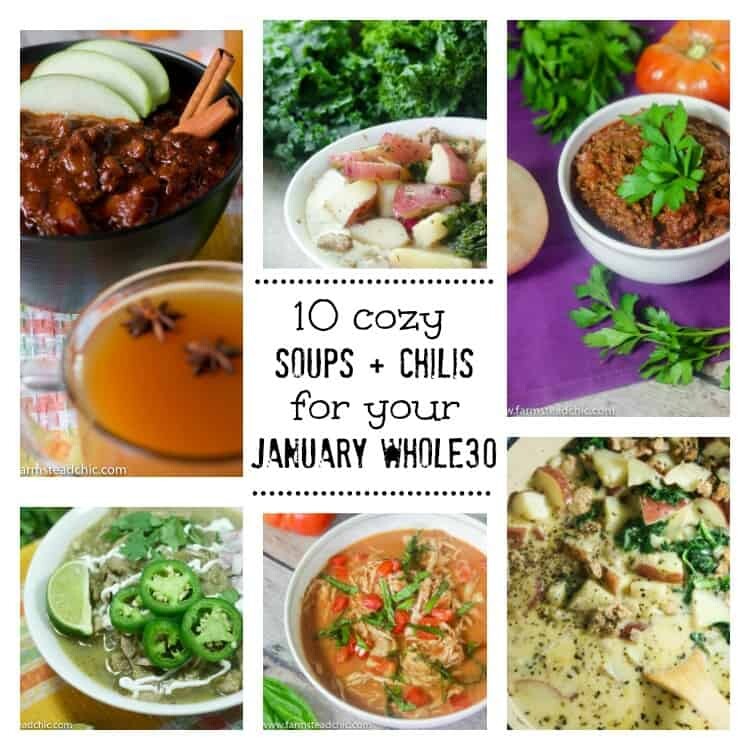 During winter, I basically live off soup and chili. I love how you can just throw everything in the slow cooker/InstaPot/Dutch oven and call it a cozy dinner. And the options are truly endless. Here are ten Whole30 soups and chilis that'll help you get through the winter and your January Whole30. 