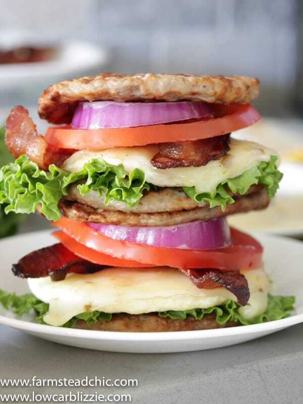 Keto breakfast sandwiches - meal prep