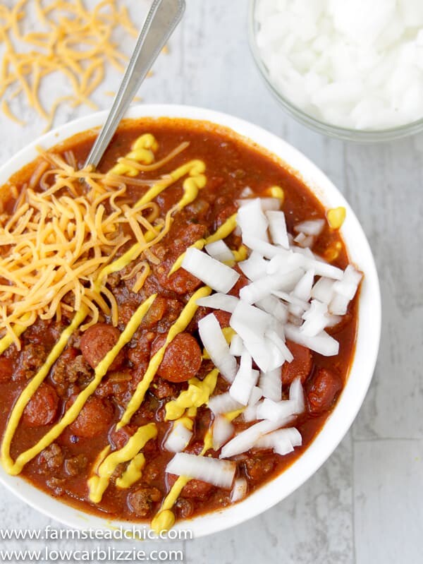 Low Carb, Keto Hot Dog Soup