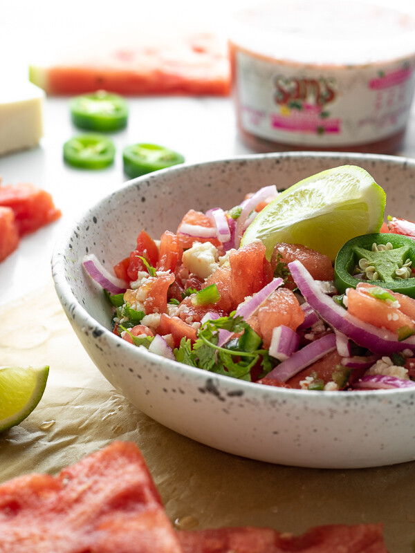 Spicy Watermelon Summer Salad