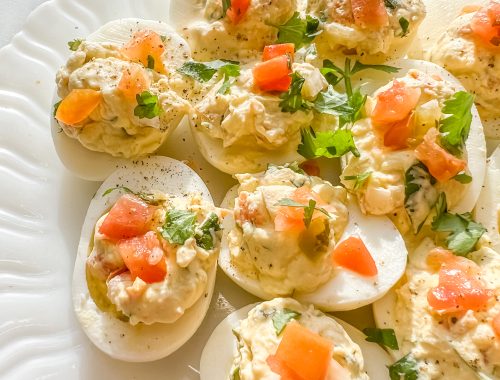 Salsa Deviled Eggs